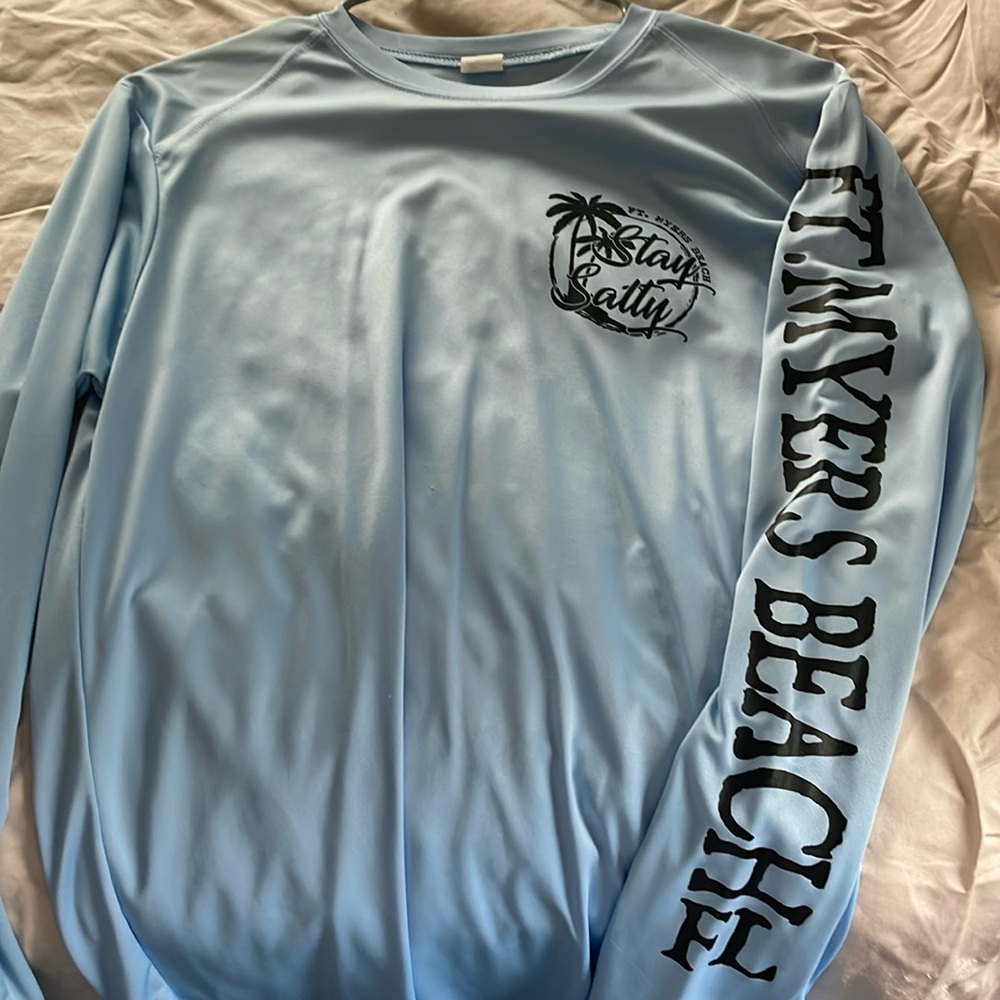 Small FT. MEYERS beach FL longsleeve dri fit shirt